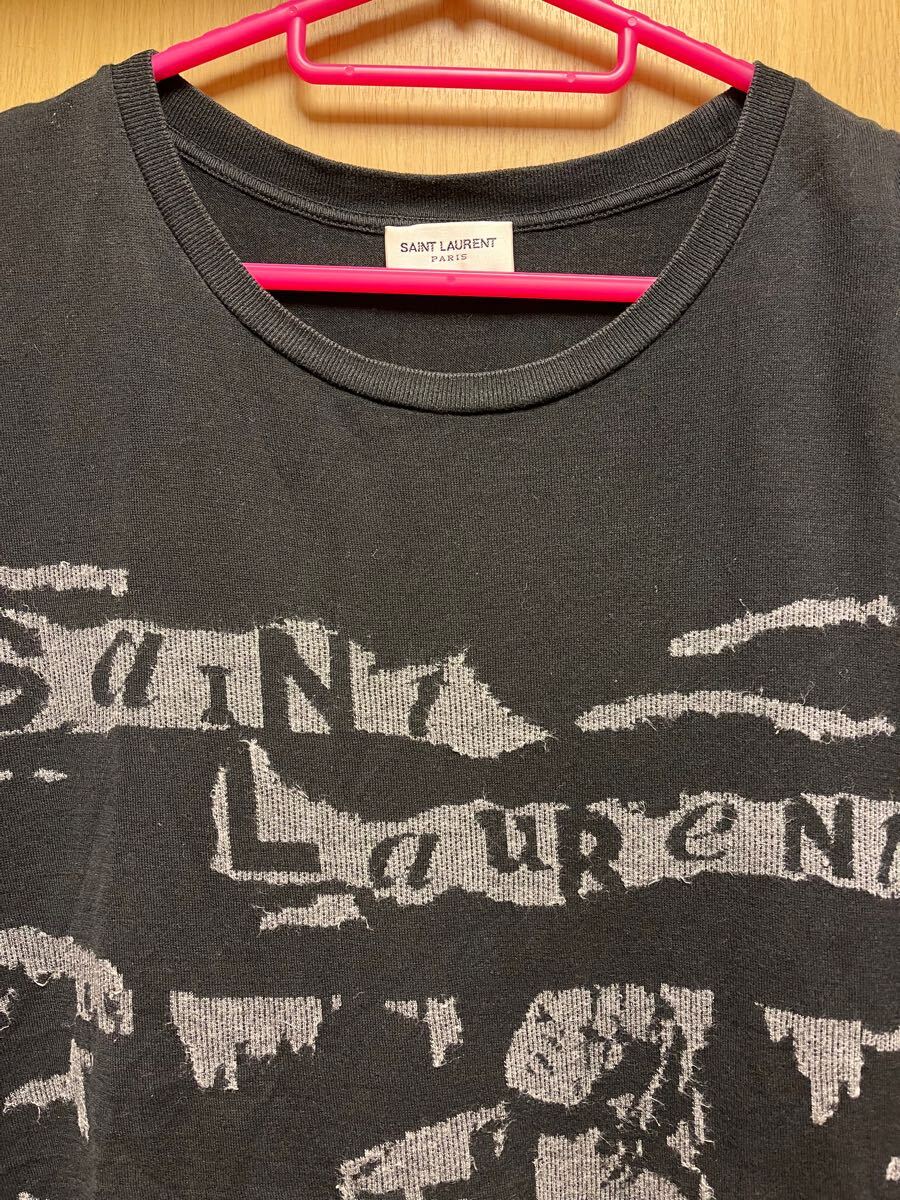 正規 20SS Saint Laurent Paris ロゴ SEX PISTOLS パッチワーク 正規 20SS Saint Laurent Paris ロゴ SEX PISTOLS パッチワーク