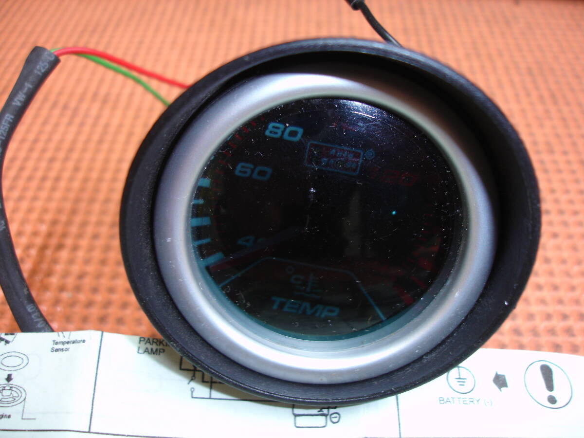 オートゲージ AUTO GAUGE 水温計 57mm LEDバックライト NEW アメ車 旧車 HODROD コルベット カマロ シェベル インパラ ベルエア 格安_画像2