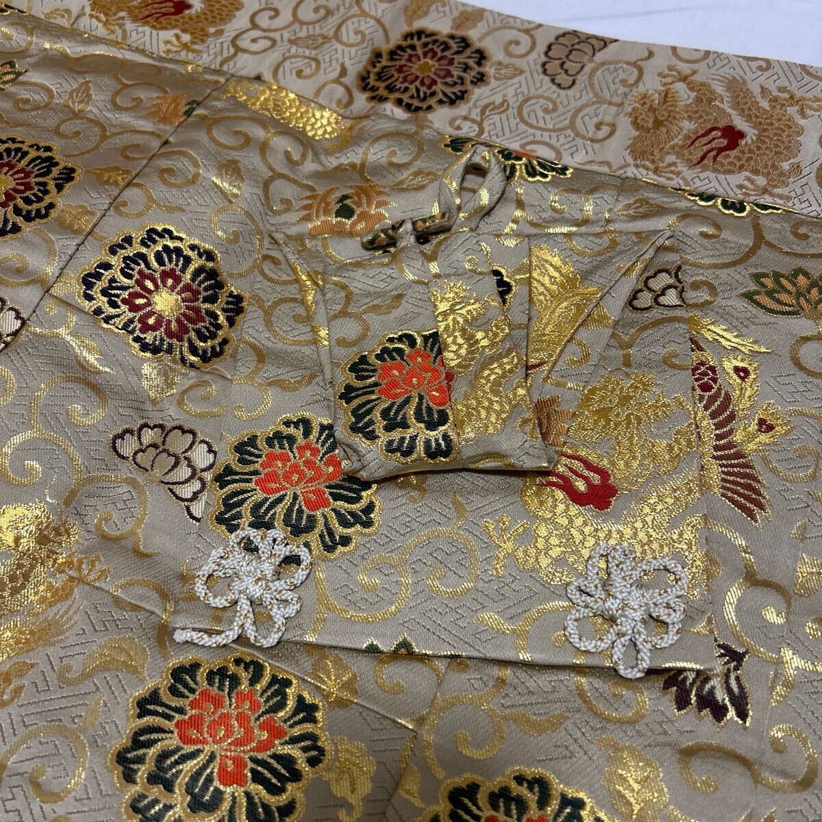 美品 日蓮宗【金襴七条袈裟】正絹 法要 葬儀 仏具 僧侶 葬儀 美品 日蓮宗【金襴七条袈裟】正絹 法要 葬儀 仏具 僧侶 葬儀