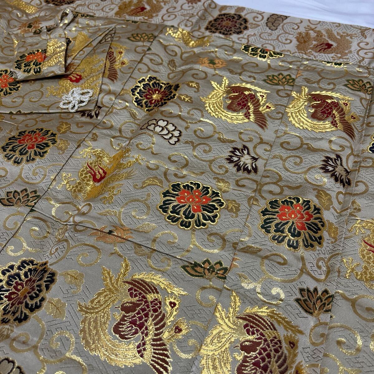 美品 日蓮宗【金襴七条袈裟】正絹 法要 葬儀 仏具 僧侶 葬儀 美品 日蓮宗【金襴七条袈裟】正絹 法要 葬儀 仏具 僧侶 葬儀