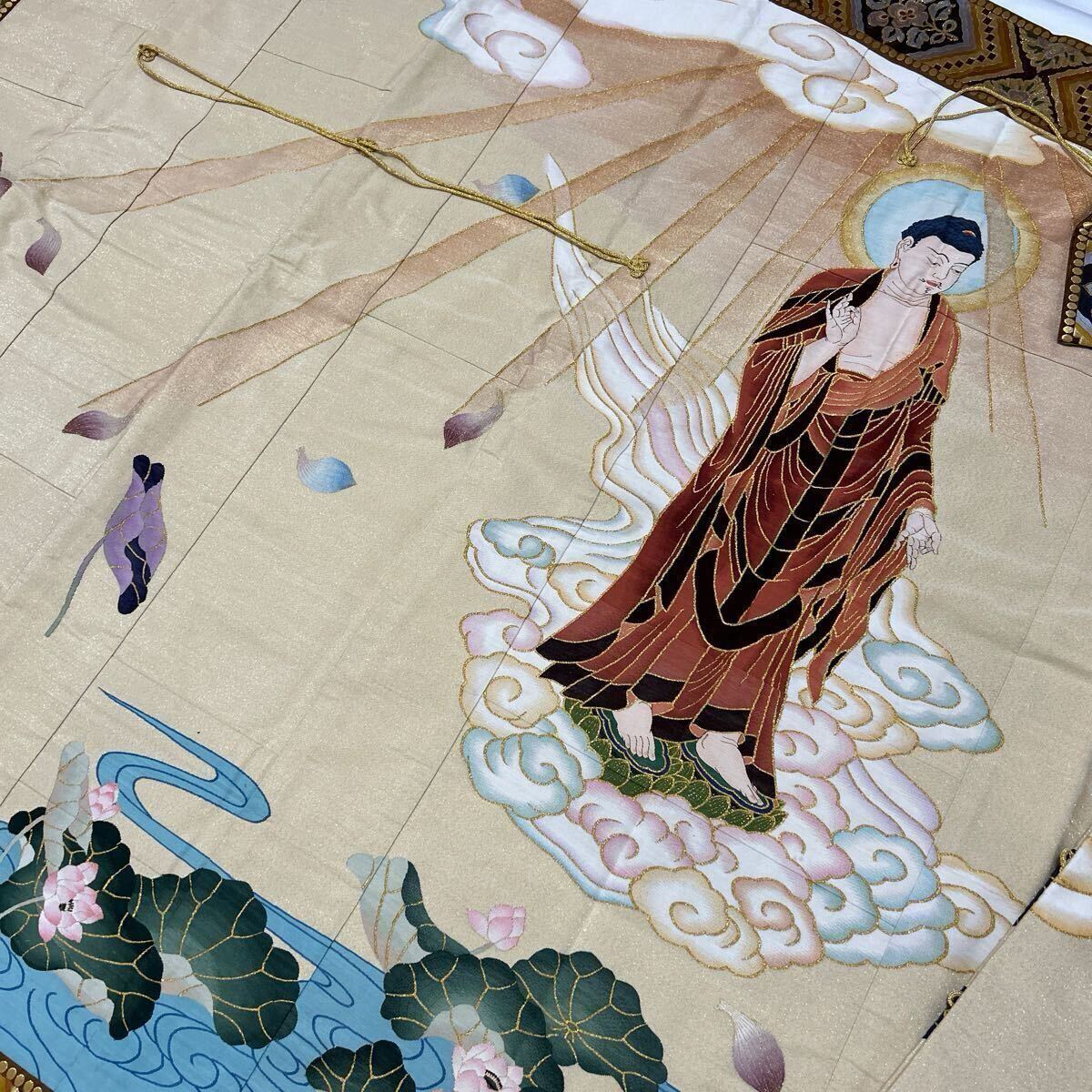希少 美品 浄土宗【金襴御七九条袈裟】【本金製】阿弥陀来迎図 希少 美品 浄土宗【金襴御七九条袈裟】【本金製】阿弥陀来迎図