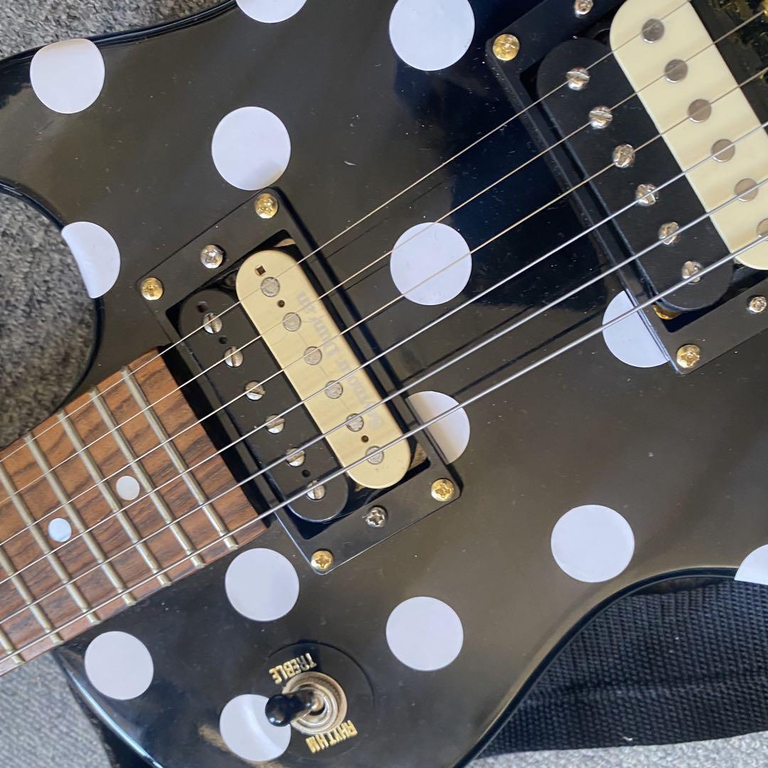 セイモアダンカンPAF搭載 バーニードット柄エレキギターランディーローズ セイモアダンカンPAF搭載 バーニードット柄エレキギター