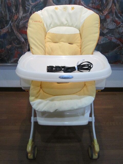 コンビ Auto Swing 電動(dòng)ベビーラック ベッド ゆらぎ アンレーブAT　ゆらぎ　アンレーブAT 　ET-580　電源コード付 ★９４