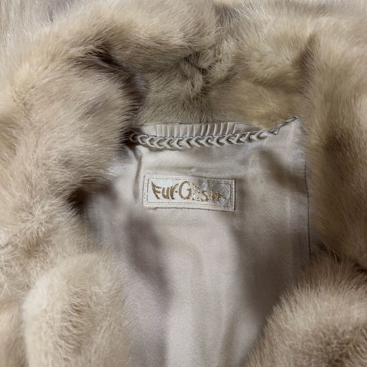 サファイアミンク MINK 本毛皮 リアルファー ロングコート 身丈 サファイアミンク MINK 本毛皮 リアルファー ロングコート 身丈