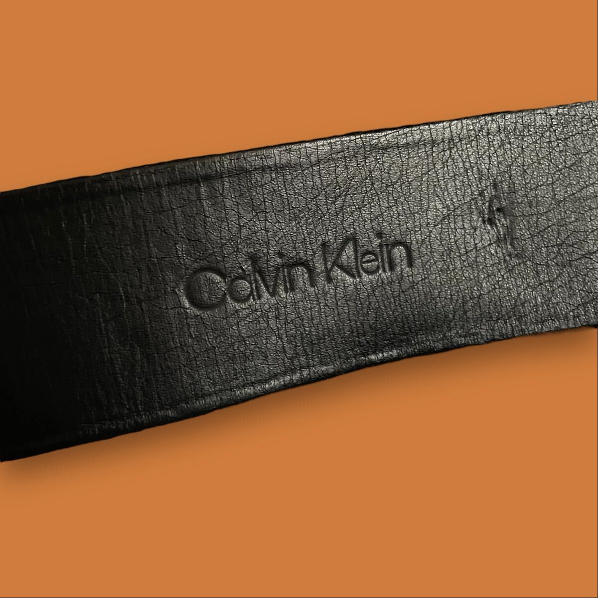 Calvin Klein カルバンクライン ブラックスエードレザーベルト