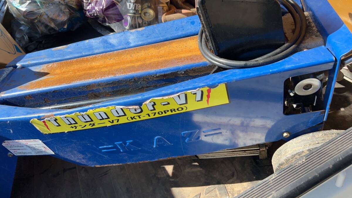  дрова десятая часть машина электрический гидравлический 100V 1500W 0.75 motor одна фаза 100V электрический гидравлический .... мощный 7 тонн дрова дерево б/у 