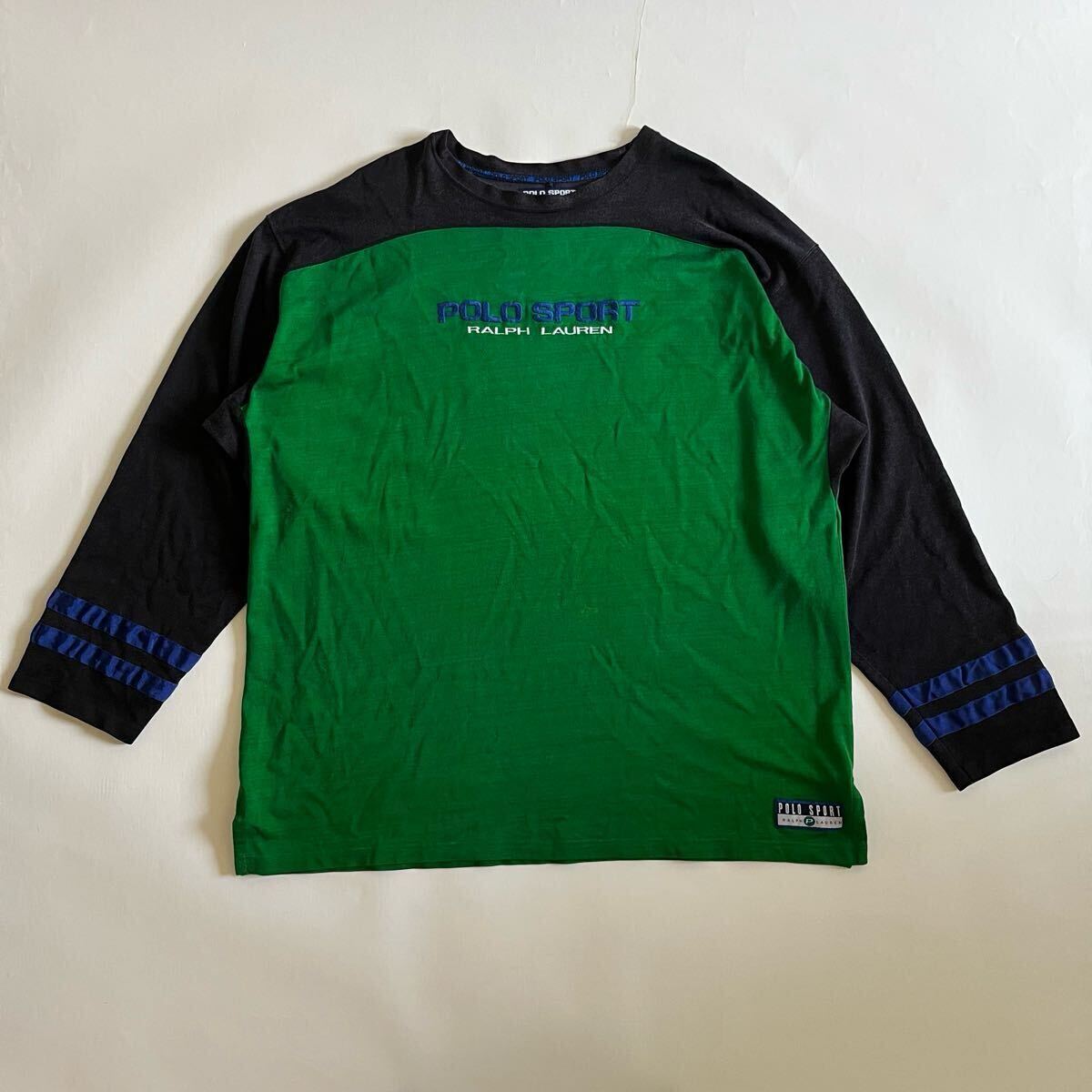 90s POLO SPORT ラルフローレン ポロスポーツ フットボールT 90s POLO SPORT ラルフローレン ポロスポーツ フットボールT