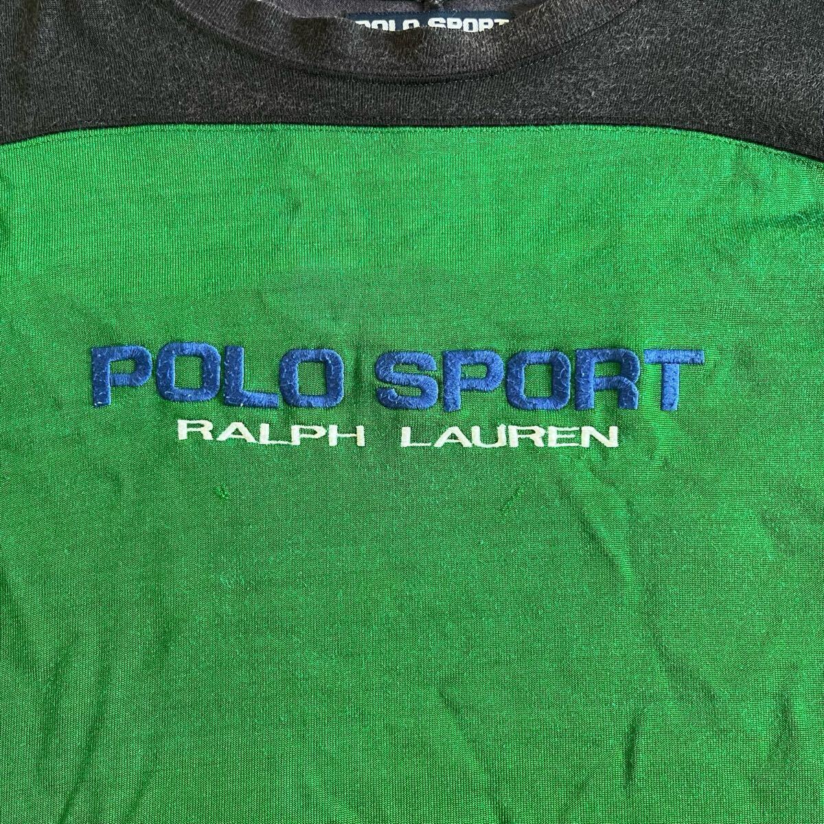 90s POLO SPORT ラルフローレン ポロスポーツ フットボールT 90s POLO SPORT ラルフローレン ポロスポーツ フットボールT