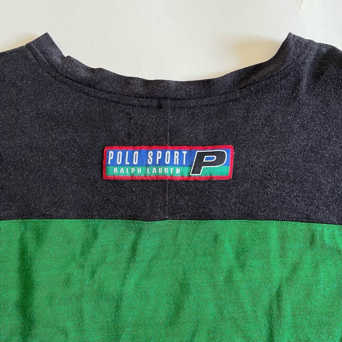 90s POLO SPORT ラルフローレン ポロスポーツ フットボールT 90s POLO SPORT ラルフローレン ポロスポーツ フットボールT