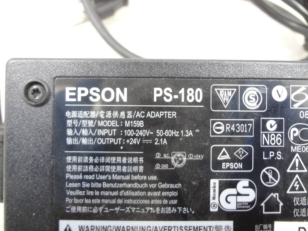  несколько поступление *EPSON AC адаптор PS-180 M159Bre сиденье принтер и т.п. для б/у рабочий товар 