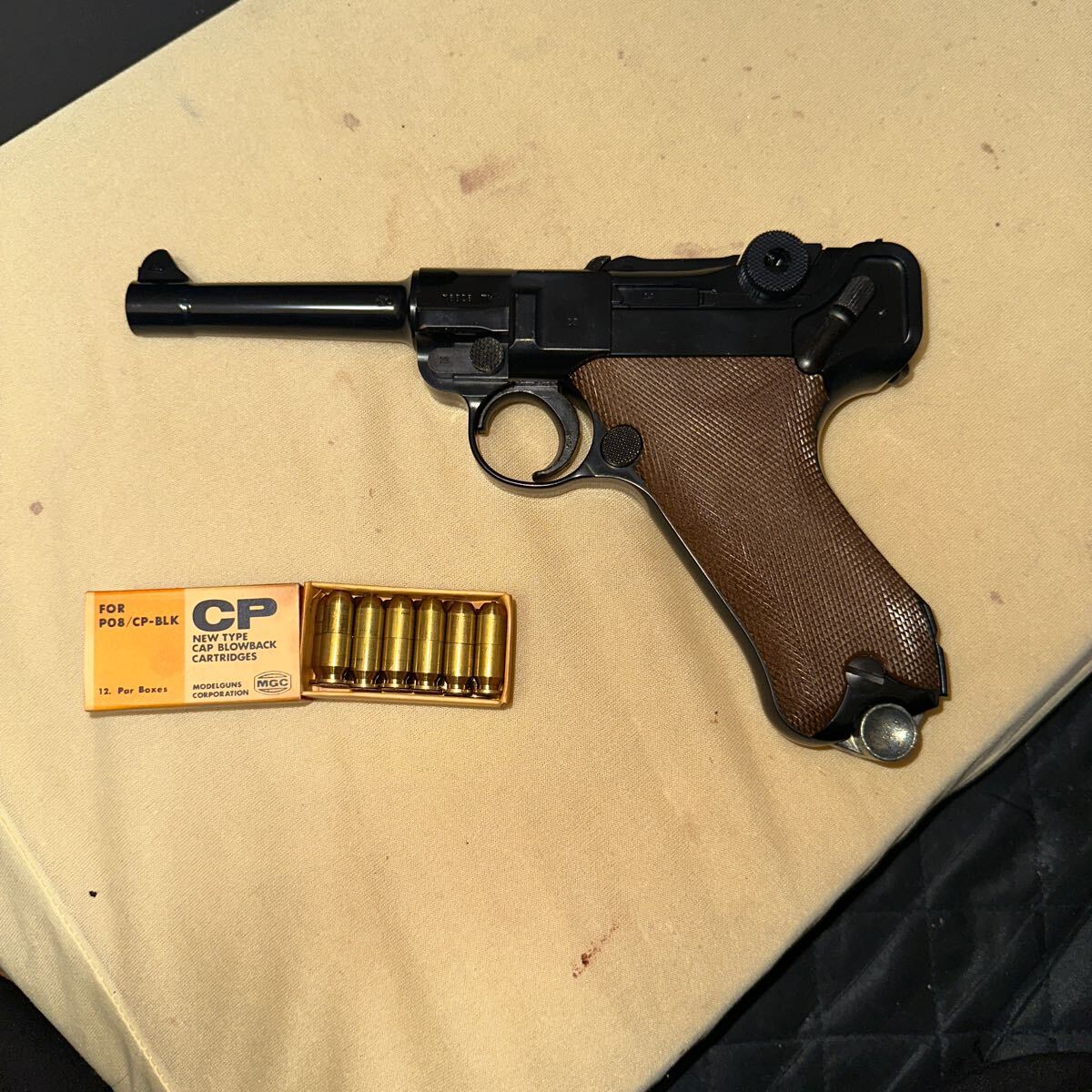 1円スタート!簡易動作確認済み!MGC BLK Parabellum PISTOL-08 1円スタート!簡易動作確認済み!MGC BLK Parabellum PISTOL-08