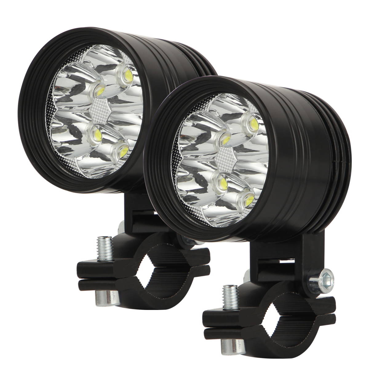 バイク補助燈 60W 2個 バイクヘッドライト ledフォグランプ オートバイ 12V 外置き プロジェクター 超高輝度 バイク汎用 取り付け簡単