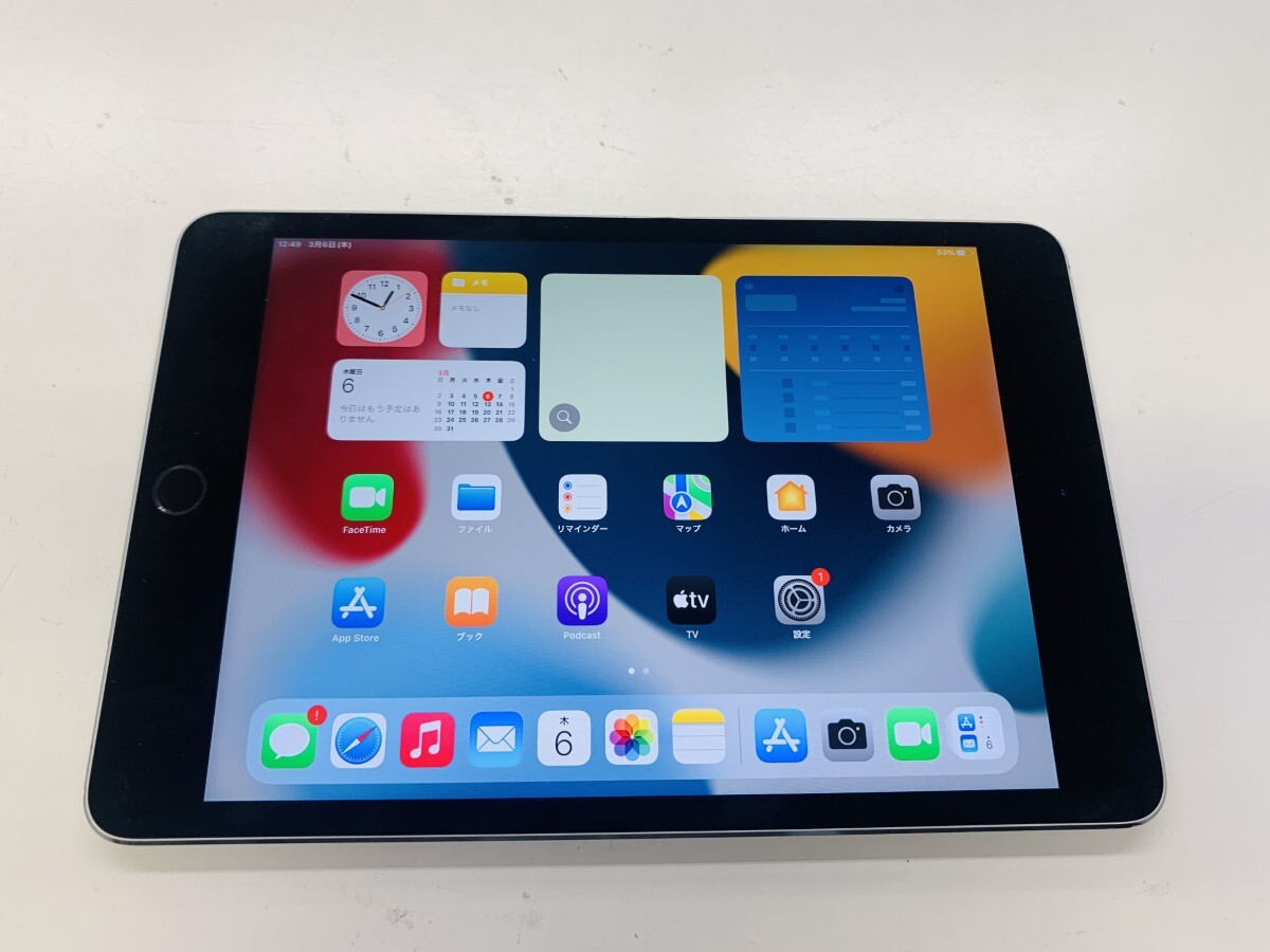 ★送料無料★WiFi★A1538 iPad mini 4 32GB★グレイ★0015270006774★SYS★03/06