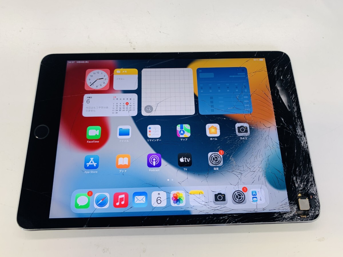 ★送料無料★ジャンク★WiFi★A1538 iPad mini 4 32GB★グレイ★0015270008399★SYS★03/06