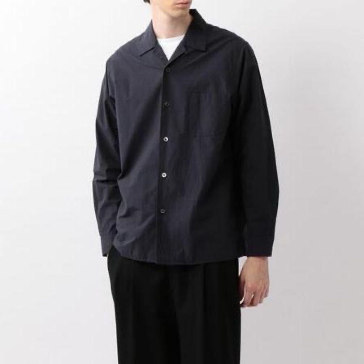 Steven Alan オープンカラーシャツ S BOLD FIT 日本製 スティーブンアラン Steven Alan 日本製 OPEN COLLAR SHIRT