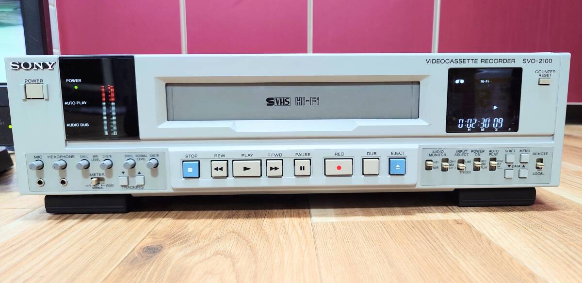 ☆【中古/動作品 】☆ SONY SVO-2100【ソニー/ビデオカセット ☆【中古/動作品 】☆ SONY SVO-2100【ソニー/ビデオカセット