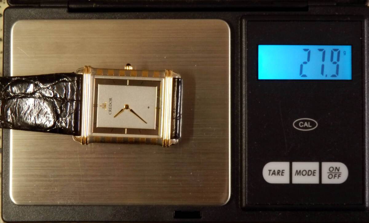 金無垢 CREDOR セイコー クレドール 18KYG+18KWG 裏蓋18K 腕時計 金無垢 CREDOR セイコー クレドール 18KYG+18KWG 裏蓋18K 腕時計