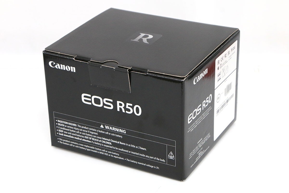 未使用品｜キヤノン EOS R50 ボディ ブラック CA01-B657-3T5