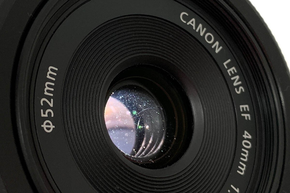【全額返金保証】并品｜キヤノン EF40mm F2.8 STM ブラック CA01-R589-2A1C