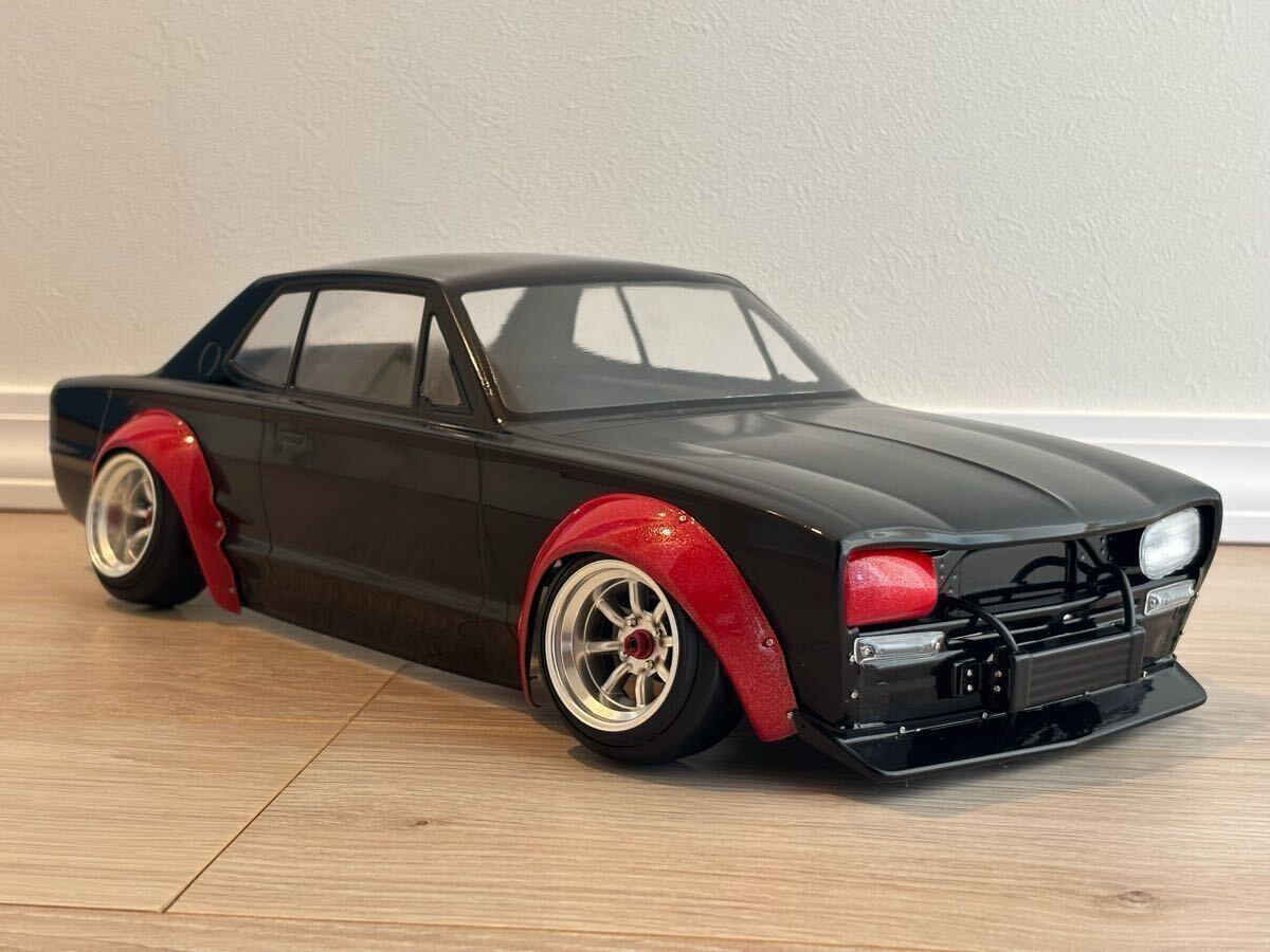 ABCホビー ハコスカ製作済み ジャンク 1/10ラジコンボディー ABCホビー ハコスカ製作済み ジャンク 1/10ラジコンボディー