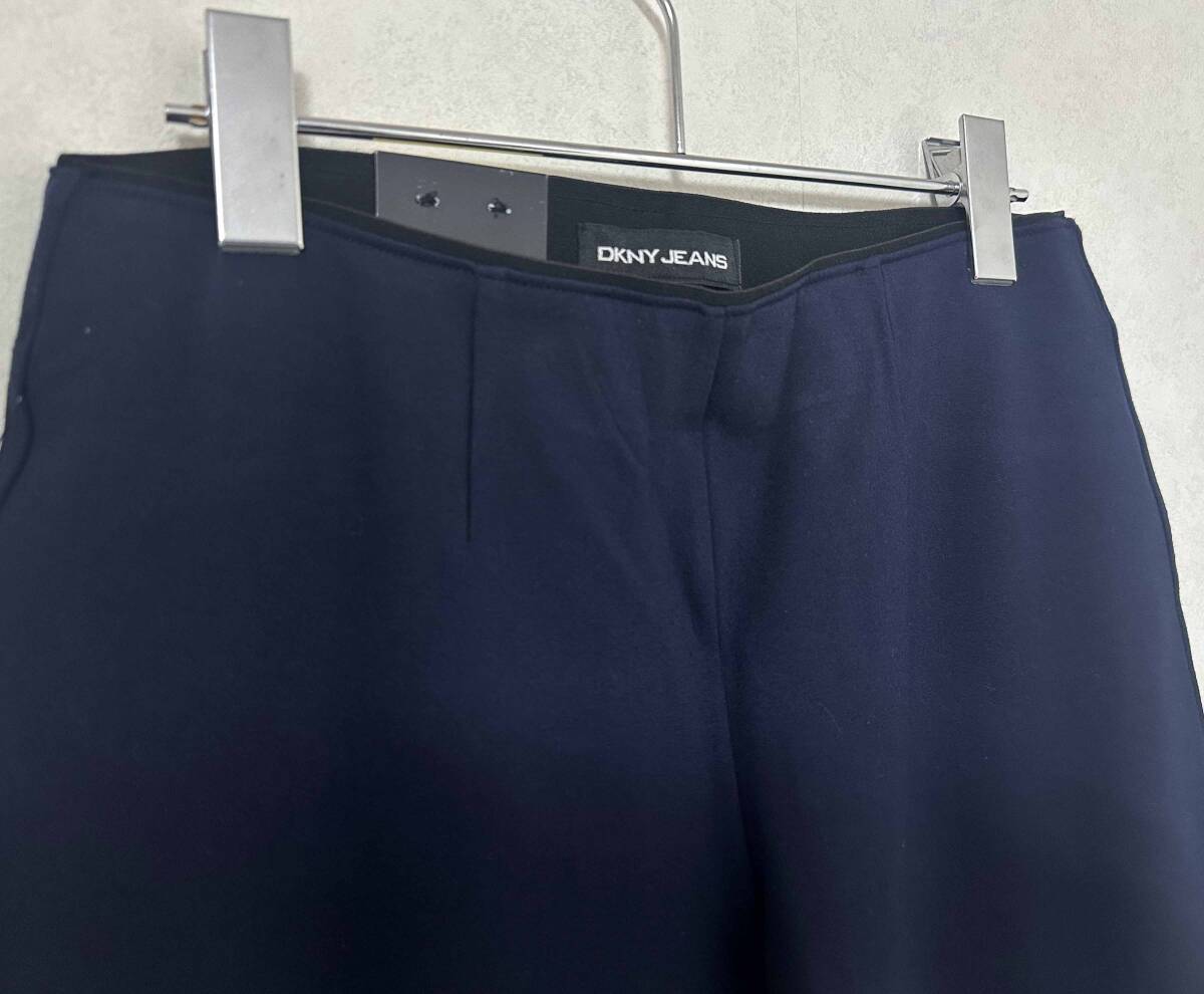 新品 XL ★ DKNY JEANS レディース ポンテ ストレッチ パンツ レギンス ネイビー US-L スキニー ディーケーエヌワイ ジーンズ コストコ 紺