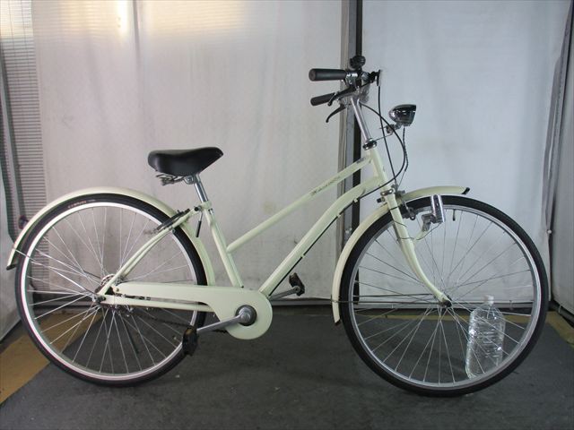 E170　★限定特価★ 中古自転車 アサヒ【26インチ　軽快車　白　LEDダイナモライト 】 入札お待ちしております(*^▽^*)