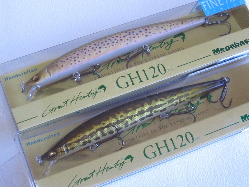 メガバス GH120 2本セット 限定カラー ドジョウ FAブラウン