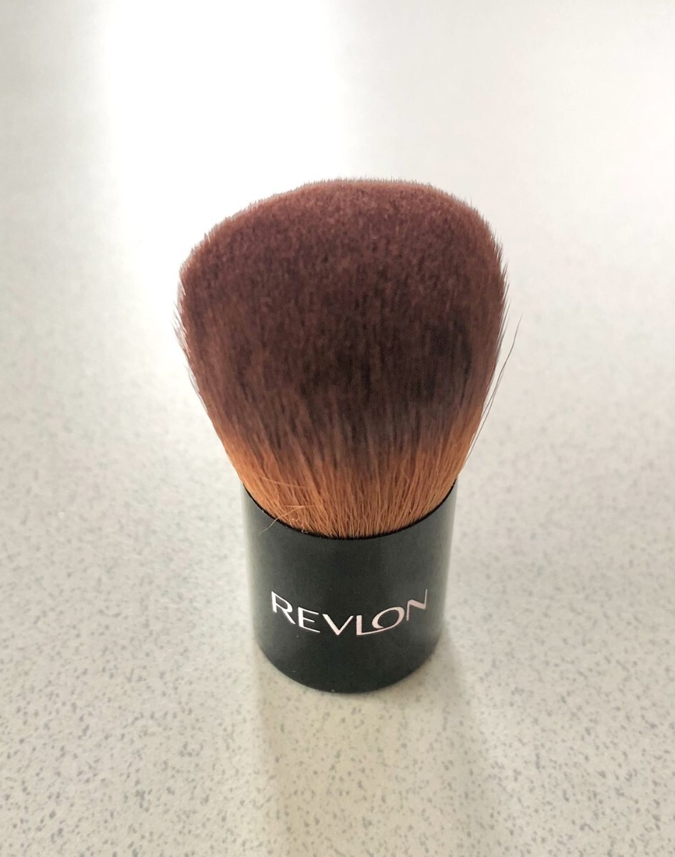 レブロン RVLON ミニカブキブラシ メイク用シャープナー 2點(diǎn) メイクブラシ プロ仕様のシンセティック毛 驚くほど柔らかで心地よい肌觸り