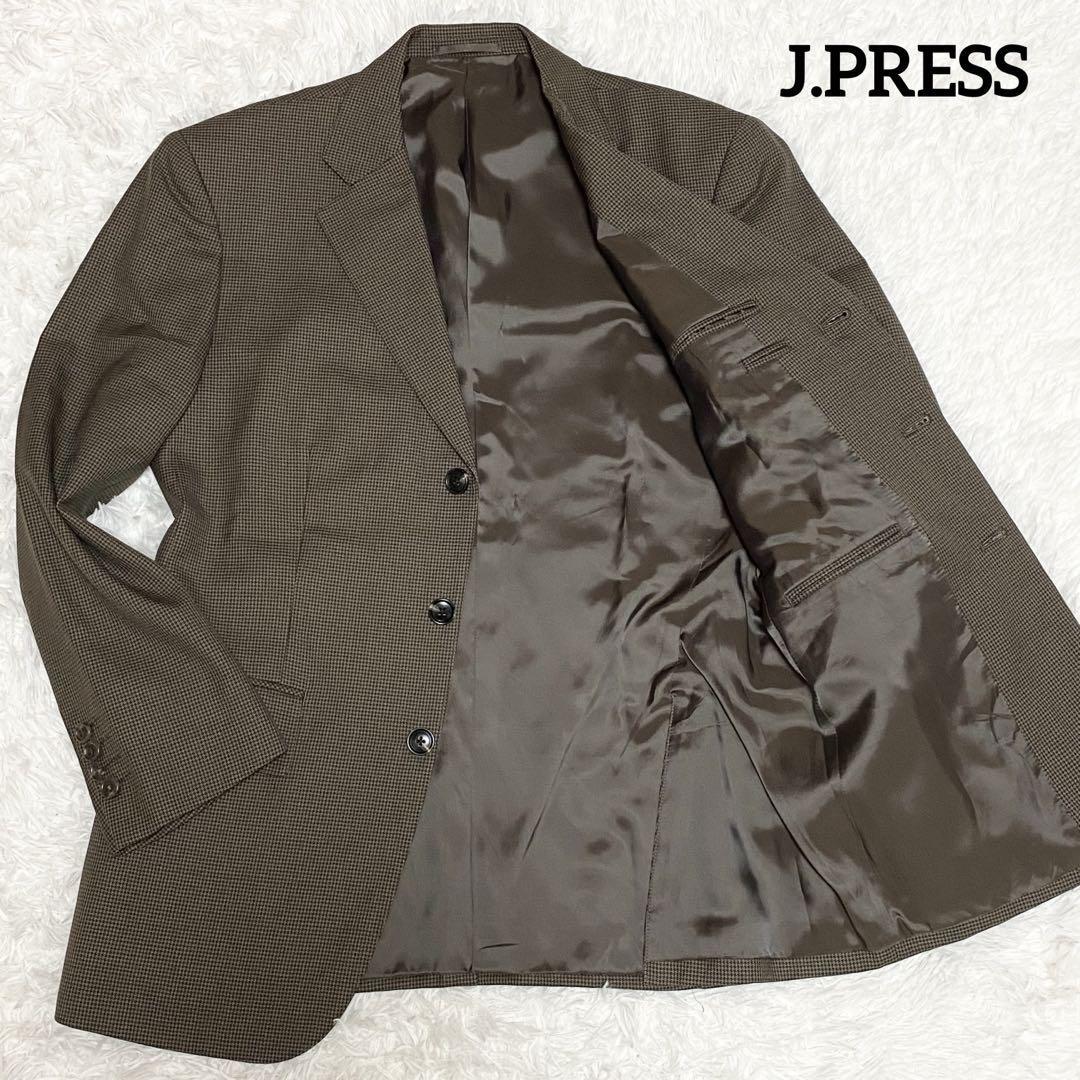 C79 J PRESS ジェイプレス テーラードジャケット ブラウン 茶色 C79 J PRESS ジェイプレス テーラードジャケット ブラウン 茶色