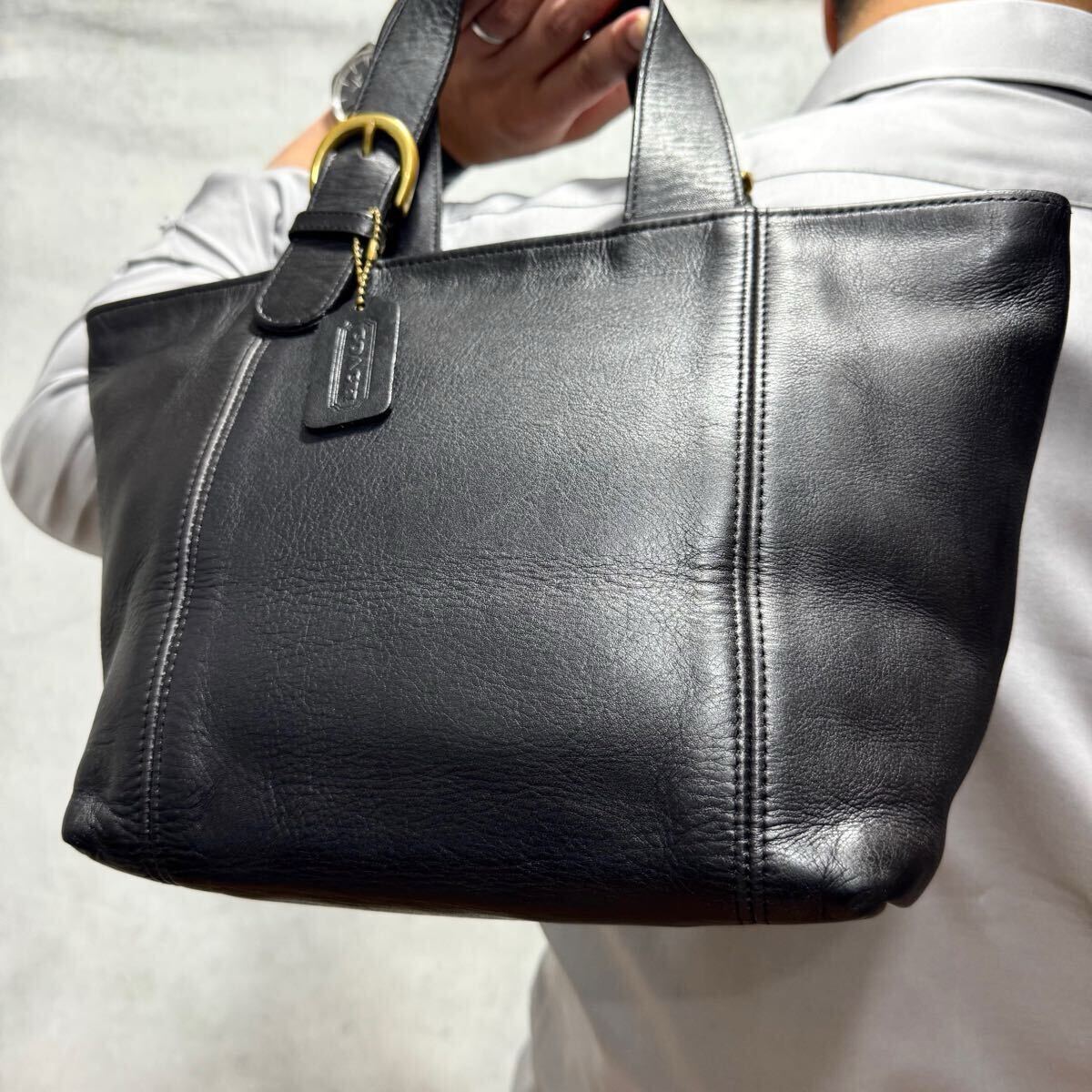 美品/A4収納◎ コーチ COACH メンズ レザー 本革 トートバッグ 美品/A4収納◎ コーチ COACH メンズ レザー 本革 トートバッグ