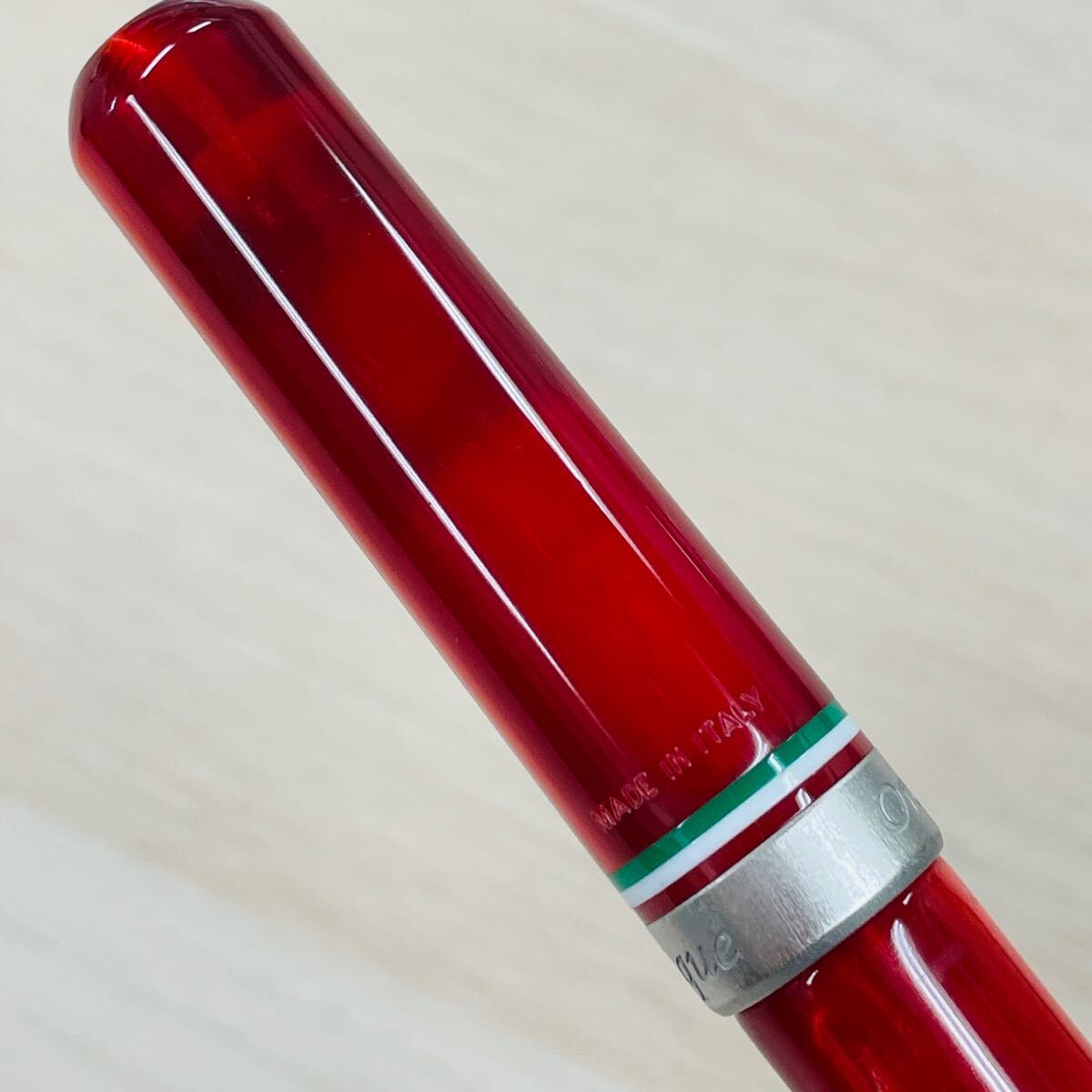 未使用】DELTA×オロビアンコ コンパーニョ RED FP レッド 万年筆 未使用】DELTA×オロビアンコ コンパーニョ RED FP レッド 万年筆