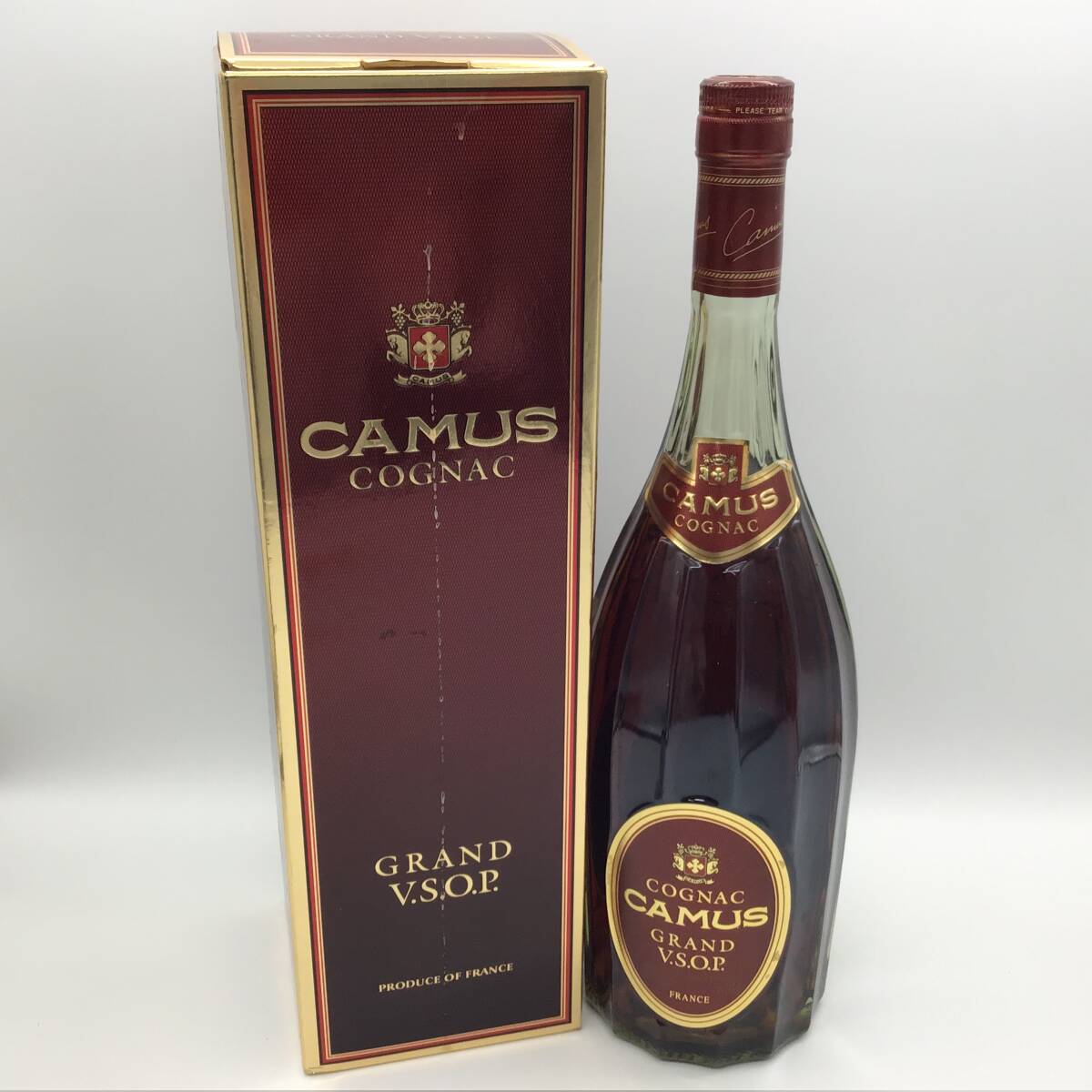 8492 美品 未開栓 CAMUS GRAND VSOP カミュ COGNAC コニャック 8492 美品 未開栓 CAMUS GRAND VSOP カミュ COGNAC コニャック