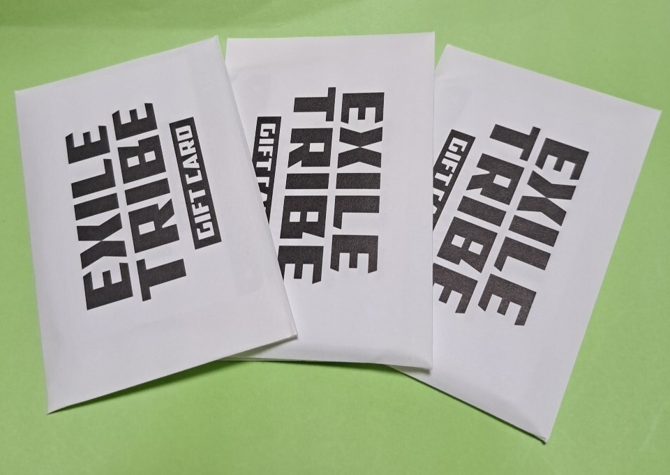 EXILE TRIBE GIFT CARD エグザイル トライブ カード