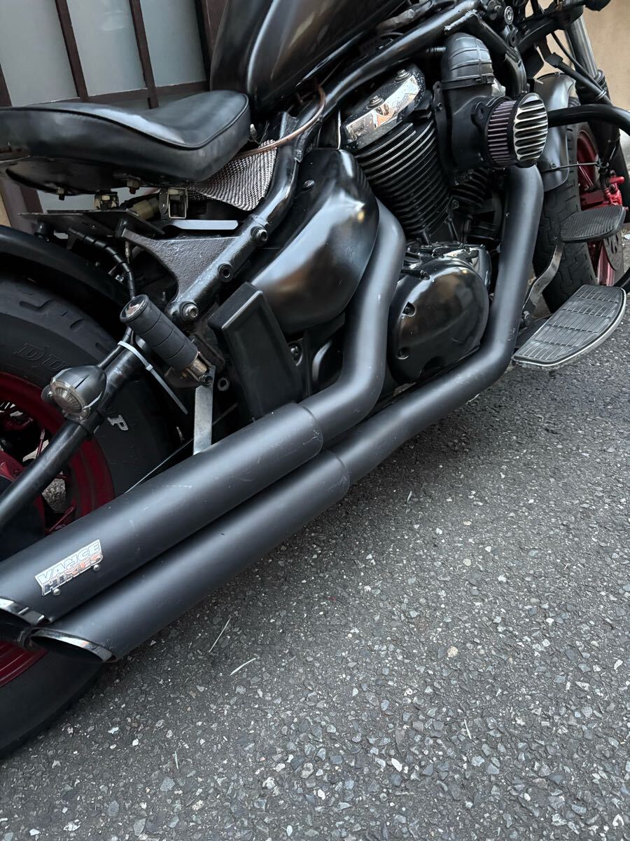 イントルーダー400クラシックバンス＆ハインズマフラーエンジン