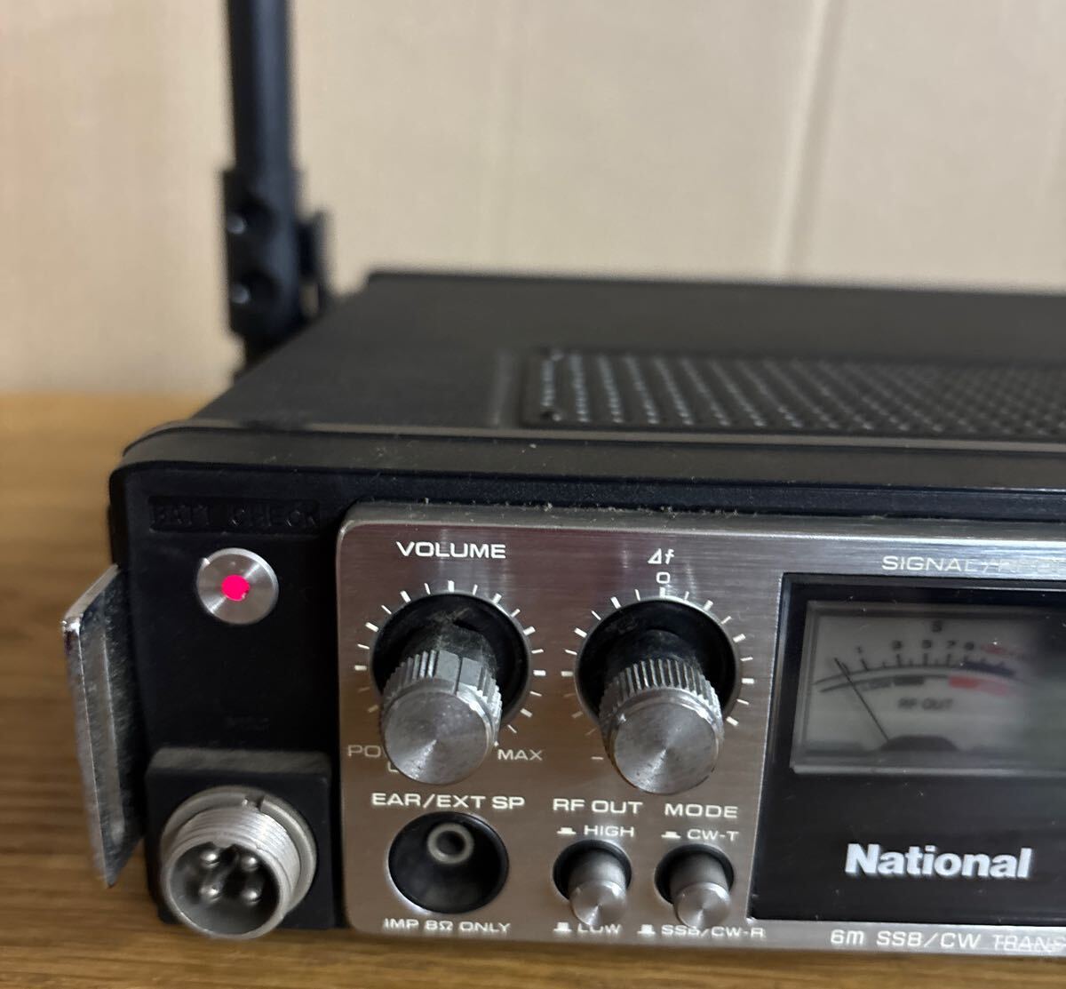 ナショナル RJX-610 アマチュア無線機 通電OK ジャンク品 ナショナル RJX-610 アマチュア無線機 通電OK ジャンク品