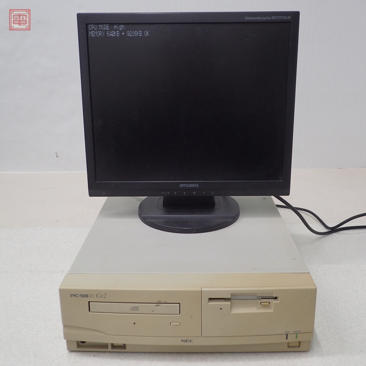 定番人気! 動作品 増設済(ESE 4MB RAM 本体のみ T2 model PC-9821Ce2 NEC Windowsノート本体