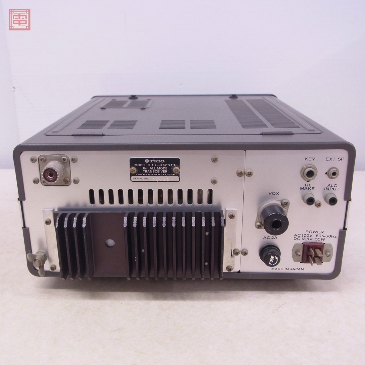 トリオ TS-600 50MHz帯 6mバンド 10W 52〜54MHzオプション トリオ TS-600 50MHz帯 6mバンド 10W 52〜54MHzオプション