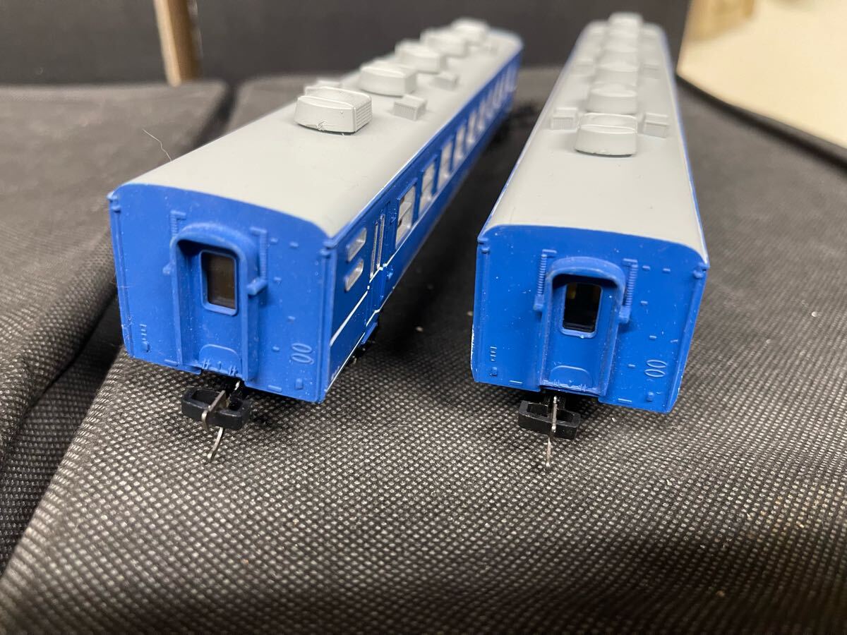 送料無料 中古 ジャンク HOゲージ TOMIX トミックス TOMY トミー HOスケール PC 1501 1502 国鉄 12系 客車 スハフ12形 オハ12形 2両セット