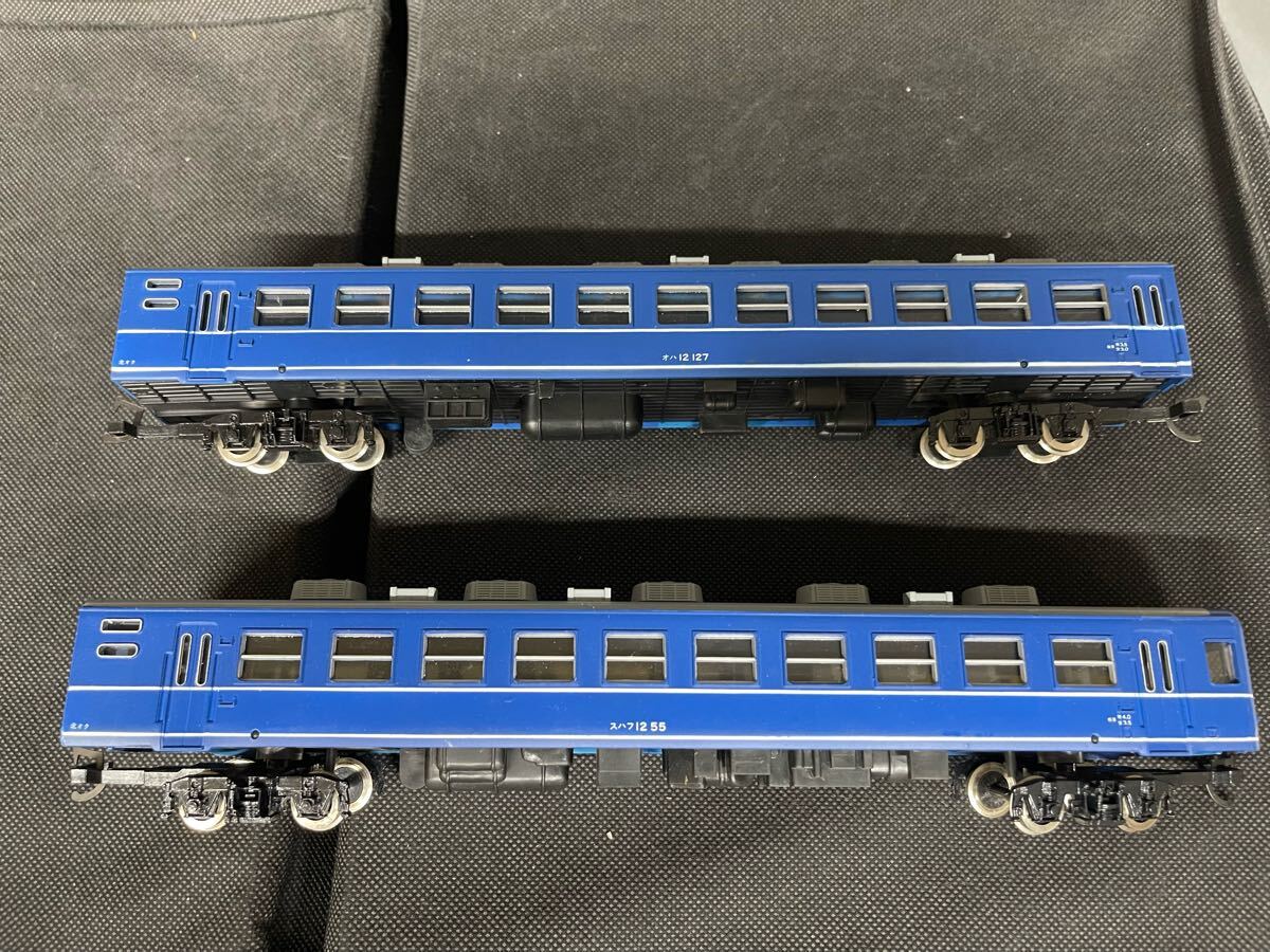 送料無料 中古 ジャンク HOゲージ TOMIX トミックス TOMY トミー HOスケール PC 1501 1502 国鉄 12系 客車 スハフ12形 オハ12形 2両セット