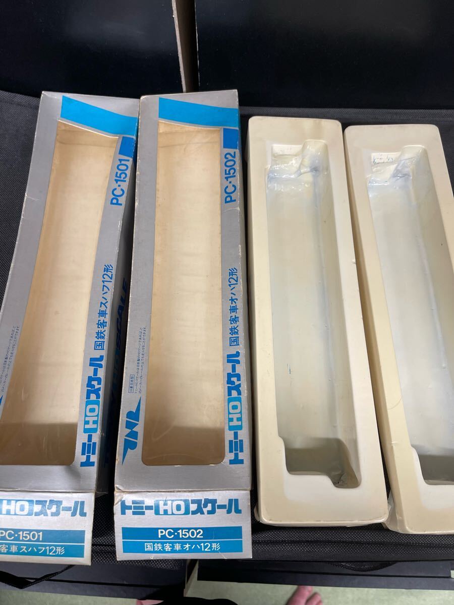 送料無料 中古 ジャンク HOゲージ TOMIX トミックス TOMY トミー HOスケール PC 1501 1502 国鉄 12系 客車 スハフ12形 オハ12形 2両セット