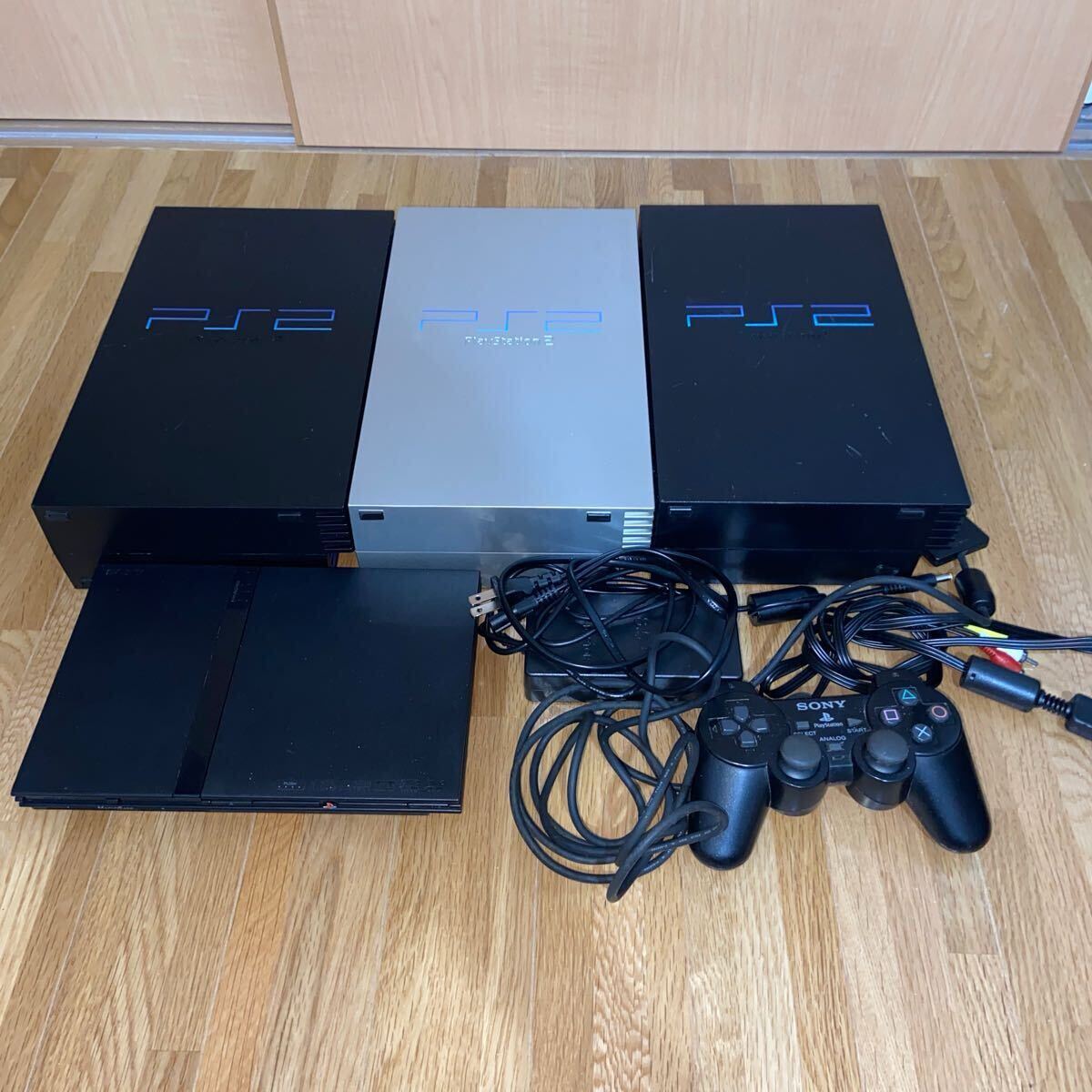 SONY PS2 本体 まとめ セット 4台 動作未確認 ジャンク 中古SCPH