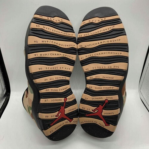 NIKE AIR JORDAN 10 RETRO DUCK CAMO 27.0cm 310805-200 ナイキ エアジョーダン10レトロダックカモ スニーカー_画像6