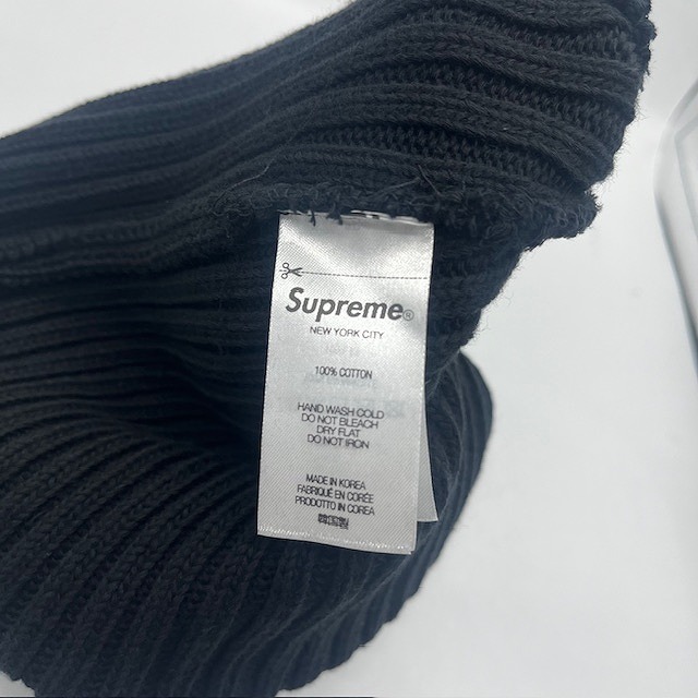Supreme 25ss Overdyed Beanie Black シュプリーム オーバーダイドビーニー ブラック ニットキャップ