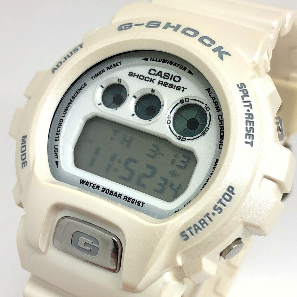 G-SHOCK ジーショック 【ITLVD8K0NWOC】 DW-6900LV-7 ラバコレ 2003 ホワイトパール涂裝 バタフライ 単品モデル LOV-03B-7 2003年11月発売