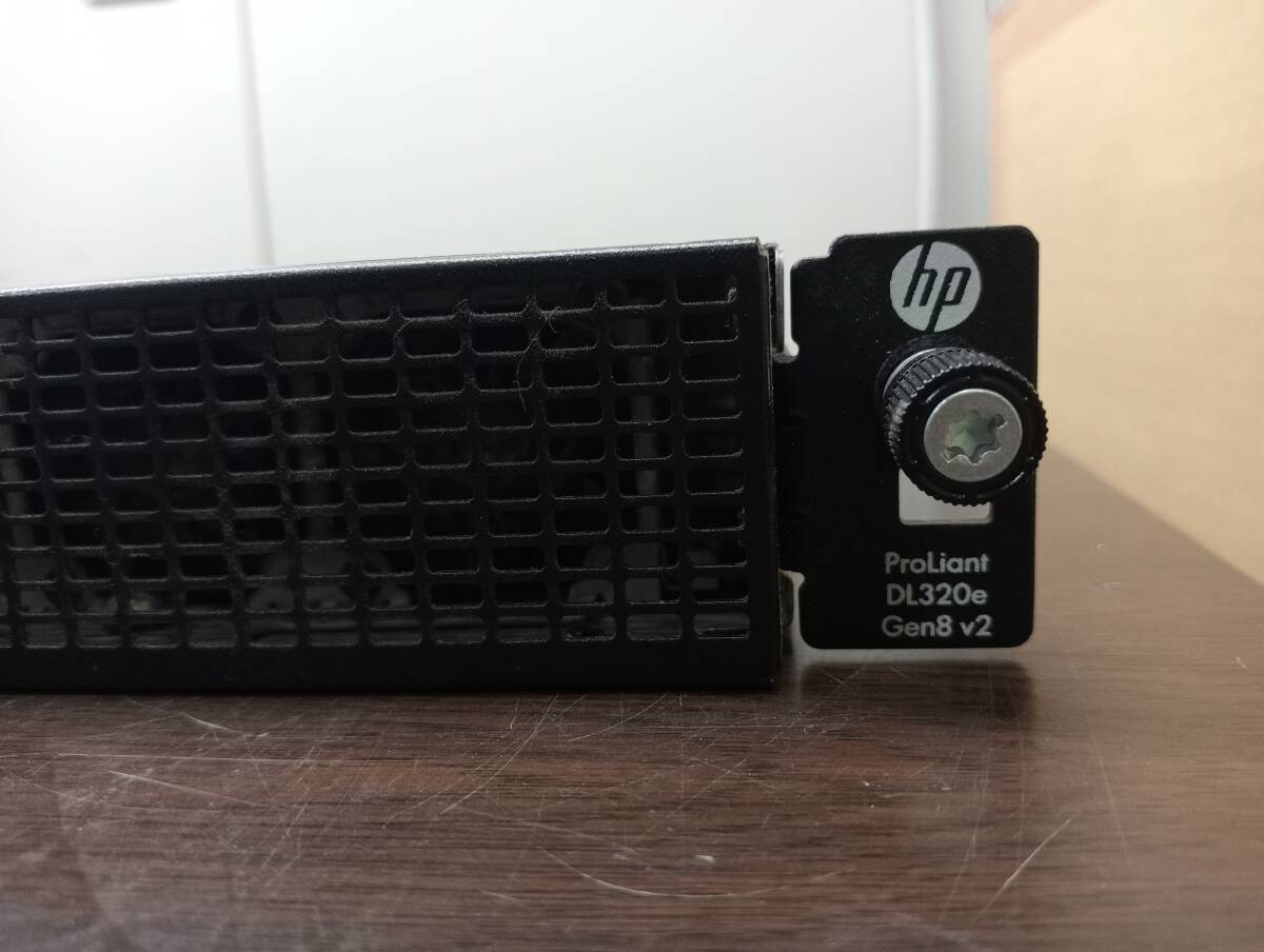 【YDT1129】★HP ProLaiant DL320e Gen8 v2 Intel Xeon E3-1220 v3 3.1GHz/8GB/1TBx2/DVD/通電確認(rèn)のみ★中古