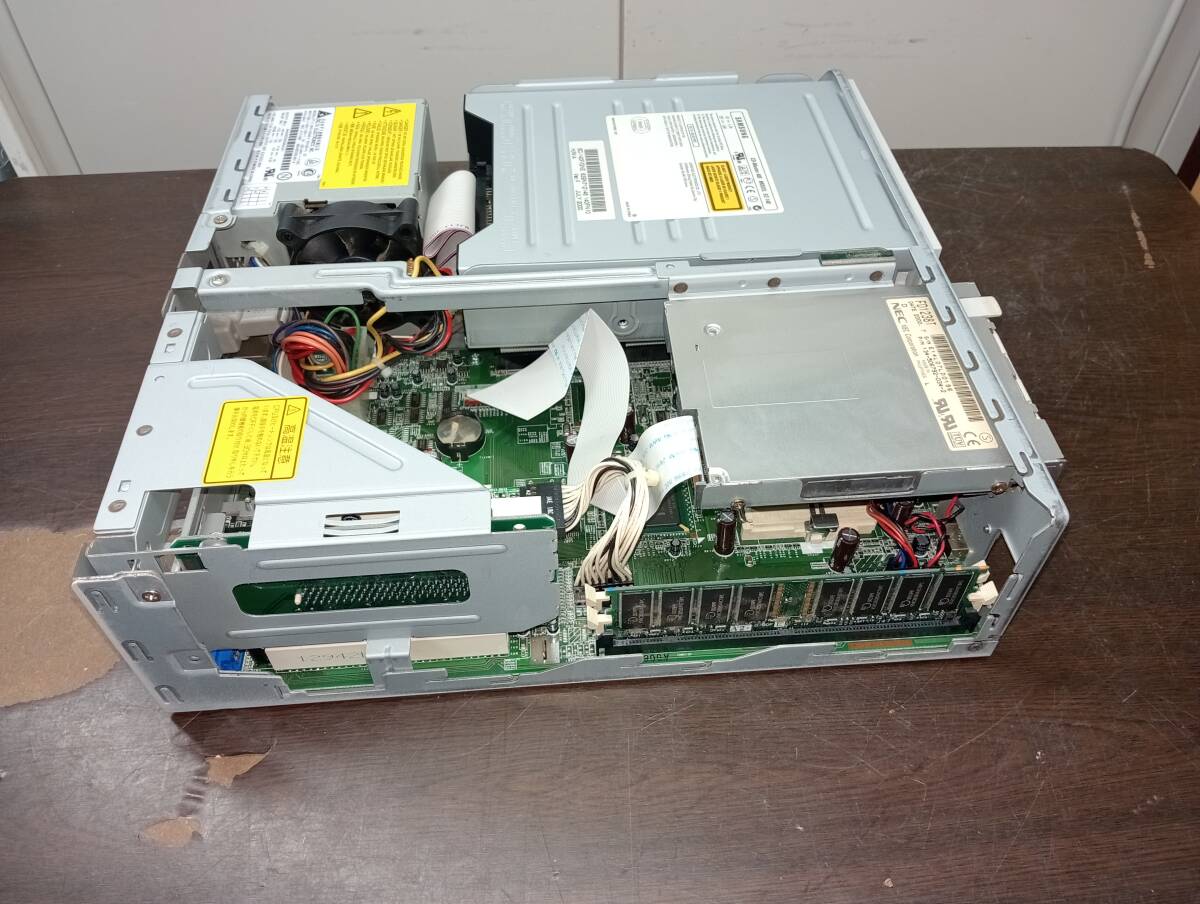 【YDT1135】希少★NEC Mate PC-MA66TCRDMDA6 PentiumIII 667EBMHz/128MB/10.2GB/DVD/FDD/Windows98★中古