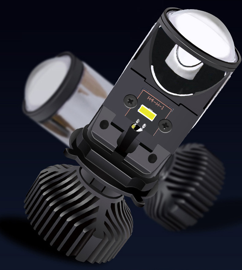 !_ двусторонний люминесценция оригинальный сменный H4 Hi/Lo LED клапан(лампа) 6000K 16000LM 36WLED передняя фара Mini проектор имеется 2 шт. комплект 