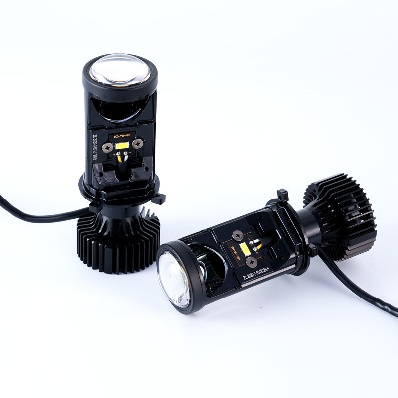 !_ двусторонний люминесценция оригинальный сменный H4 Hi/Lo LED клапан(лампа) 6000K 16000LM 36WLED передняя фара Mini проектор имеется 2 шт. комплект 