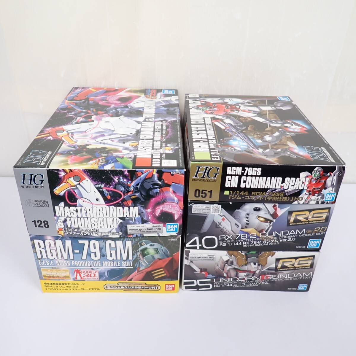 ガンプラ hguc rg まとめ売り 5点
