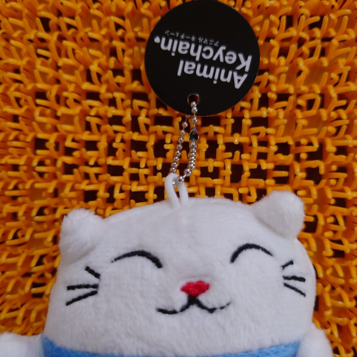 アニマル　キーチェーン　ねこ　ブルー　ゆうパケットプラス発送_画像2